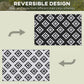Outsunny Reversible Outdoor RV Rug, Patio Floor Mat, 6&