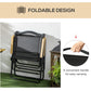 Outsunny Camping Chair, Lightweight Folding Chair, Portable Armchair, Excellent for Festivals, Fishing, Black | The Comfy Couch Canada