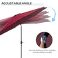 Outsunny Steel Frame Patio Umbrella: 10&
