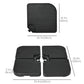 Outsunny Cantilever Umbrella Base Weights: 4PCs HDPE Water/Sand Fill with Handles for Offset Banana Parasol, Black | The Comfy Couch Canada