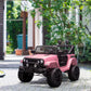 Aosom 12V Electric Truck, Off Road Electric Pickup with Remote Control, Adjustable Speed, Ride on Car for Kids, Pink | The Comfy Couch Canada