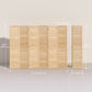 HOMCOM 5.6 Ft. Tall 6-Panel Room Divider, Pegboard Panel Freestanding Folding Privacy Screen Panels, Partition Wall Divider for Indoor Bedroom Office, Natural | The Comfy Couch Canada