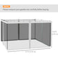 Outsunny Replacement Mosquito Netting for Gazebo 10&