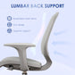 Vinsetto Office Chair, Small Computer Desk Chair with Mesh Back, Swivel Security Castors, Arm, Grey | The Comfy Couch Canada
