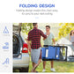 Outsunny Double Camping Chairs Foldable Reclining with Headrest Blue | The Comfy Couch Canada