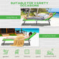 Outsunny 2PCS Adjustable Outdoor Lounge Chair, Garden Folding Chaise Lounge w/ Reading Hole Reclining Tanning Chair Seat, Folding Camping Beach Lounging Bed with Head Support Green | The Comfy Couch Canada