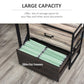 Vinsetto Lateral Filing Haven: 2 Drawers with Hanging Rails for Legal/Letter Size Documents & Organized Home Office | The Comfy Couch Canada