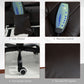 Vinsetto Reclining Office Chair with 7-Point Vibrating Massage Footrest Adjustable Height Swivel Chair Brown | The Comfy Couch Canada