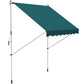 Outsunny Manual Retractable Canopy: 6.6&