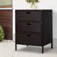 Outsunny Rattan Wicker Patio Organizer 32 Poolside Storage Cabinet with 3 Drawers Bathroom Garden Outdoor | The Comfy Couch Canada