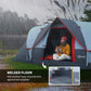 Outsunny 5-6 Person Outdoor Camping Tent, Dome Tent W/ Build-in Bag, Lighting Hook, Carrying Bag for Camping, Hiking & Traveling | The Comfy Couch Canada