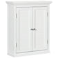 kleankin Space Savior: Over Toilet Storage Cabinet with Adjustable Shelf, Bathroom Wall Cabinet for Living Room Entryway, White Finish | The Comfy Couch Canada