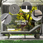Outsunny PE Rattan Tanning Chair, Outdoor Patio Lounger with 5-Level Adjustable Back, Wheels and Cushion, Grey
