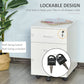 Vinsetto Rolling File Cabinet 2 Drawers Locking Study Home Office White | The Comfy Couch Canada