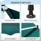 Outsunny Manual Retractable Canopy: 6.6&