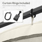 Outsunny Replacement Mosquito Netting for Gazebo 10&