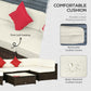 Outsunny 9pcs Patio Furniture Set Outdoor Wicker Sofa Cushioned Seat Cream White | The Comfy Couch Canada