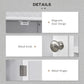 Kleankin White Wall Cabinet: Bathroom Medicine Storage with Mirrored Door & Adjustable Shelf for Tidy Organization | The Comfy Couch Canada