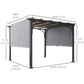 Outsunny Outdoor Pergola 10&