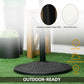 Outsunny 31lb Concrete Patio Umbrella Base: Outdoor Round Weight Stand for Lawn, Deck & Garden, Black | The Comfy Couch Canada