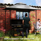 Outsunny BBQ Gazebo Canopy Replacement Roof, 5&
