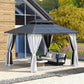 Outsunny Outdoor Hardtop Gazebo: 10&