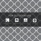 Outsunny Waterproof  Outdoor Rug, 6&