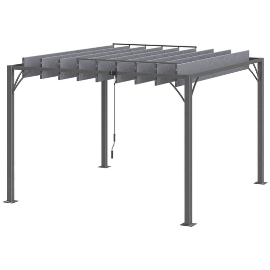 Outsunny Outdoor Aluminium Pergola 9.5&