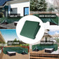 Outsunny Patio Furniture Cover Waterproof Outdoor Rattan Wicker UV Rain Protector Dark Green 83”x55” | The Comfy Couch Canada