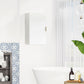 kleankin Bathroom Medicine Cabinet, Modern Wall Cabinet with Adjustable Shelves and Single Door for Laundry Room | The Comfy Couch Canada