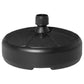 Outsunny Patio Umbrella Base, Round Umbrella Stand, Water or Sand Filled, Garden Umbrella Holder for 1.26", 1.5" Poles, Black | The Comfy Couch Canada