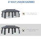 Outsunny Patio Gazebo 10&