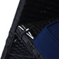 Outsunny 3PCS Rattan Wicker Sofa Chaise Lounge Outdoor Patio Furniture Set Cushioned Black Dark Blue | The Comfy Couch Canada