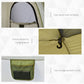Outsunny Automatic Camping Tent Instant Outdoor Easy Pop Up Portable Backpacking Dome Shelter 4 Person Green | The Comfy Couch Canada
