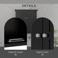 kleankin Bathroom Cabinet, Medicine Cabinet, Over Toilet Storage Cabinet with Adjustable Shelves for Entryway, Black | The Comfy Couch Canada