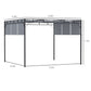 Outsunny Pergola Retractable Gazebo 10&