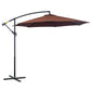Outsunny Offset Patio Umbrella: Φ10&