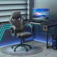 HOMCOM High Back Racing Gaming Chair Office Computer Desk Chair Swivel Wheels Padded Headrest Tilt Function Black | The Comfy Couch Canada