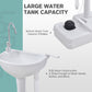 kleankin Portable Camping Sink with Towel Holder Soap Dispenser Hand Wash Station Rolling Wheels Outdoor Hygiene | The Comfy Couch Canada