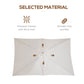 Outsunny 7x10ft Wooden Rectangle Patio Umbrella: Beige Market Garden Parasol Outdoor Sunshade Canopy | The Comfy Couch Canada