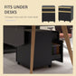 Vinsetto Office File Station: Mobile 2-Drawer Cabinet with Printer Stand & 5 Wheels for Versatile Document Storage & Access | The Comfy Couch Canada