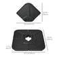 Outsunny Patio Umbrella Base Weights 4 Pieces HDPE Water Sand Filled for Cross Base Stand Black | The Comfy Couch Canada