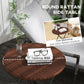Outsunny Foldable Rattan Side Table Outdoor PE Wicker End Table ë?23.6" x 27.6" H Brown Patio Furniture | The Comfy Couch Canada