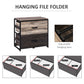 Vinsetto Lateral Filing Haven: 2 Drawers with Hanging Rails for Legal/Letter Size Documents & Organized Home Office | The Comfy Couch Canada
