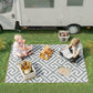 Outsunny Reversible Outdoor RV Rug, Patio Floor Mat, 5&