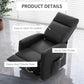HOMCOM Power Lift Recliner Chair with Remote Control Side Pocket for Living Room Home Office Study Grey | The Comfy Couch Canada
