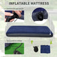 Outsunny Camping Combo Set All in 1 Portable Folding Tent Cot Air Mattress Carry Bag Pump Sleeping Shelter Dark Green | The Comfy Couch Canada