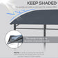 Outsunny BBQ Grill Gazebo 7&