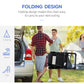 Outsunny Dual Camping Delight: Double Foldable Reclining Camping Chairs with Headrest, Black | The Comfy Couch Canada
