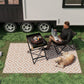 Outsunny Reversible Outdoor RV Rug, Patio Floor Mat, 6&